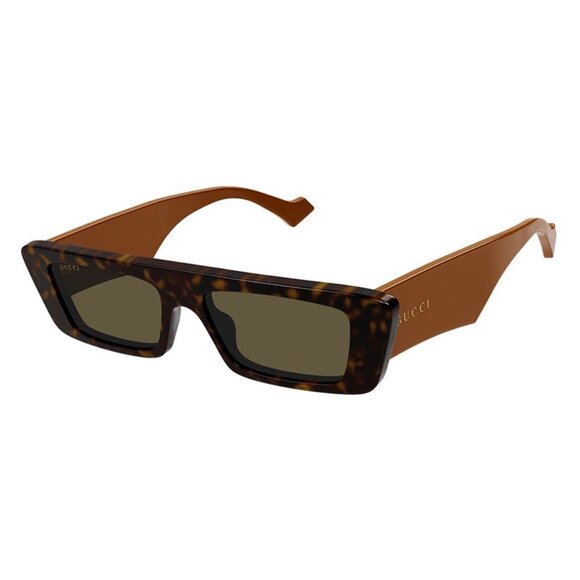 NEW GUCCI SQUARE SUNGLASSES GUCCI GG1331S 003 HAVANA BROWN EYEWEAR - Picture 1 of 3